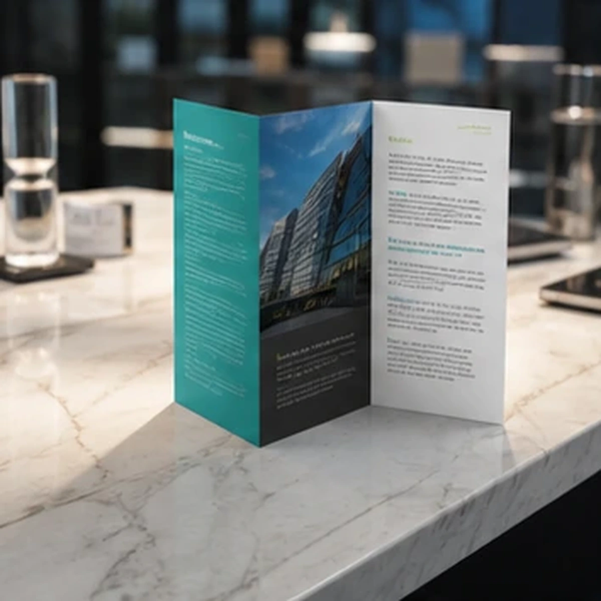 Brochures premium printed product example