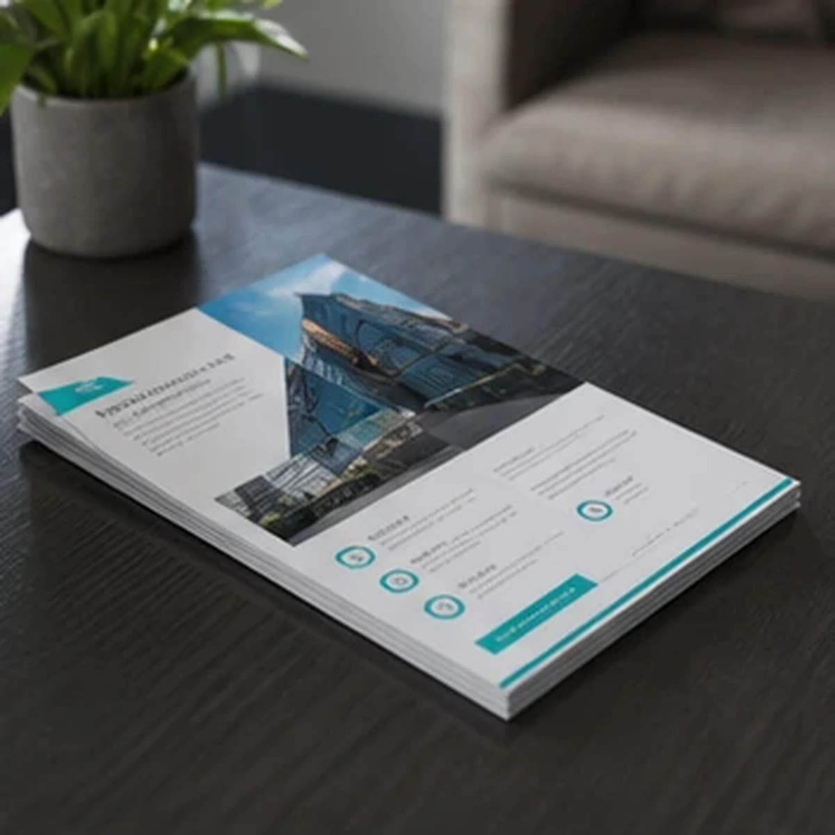 Flyers premium printed product example