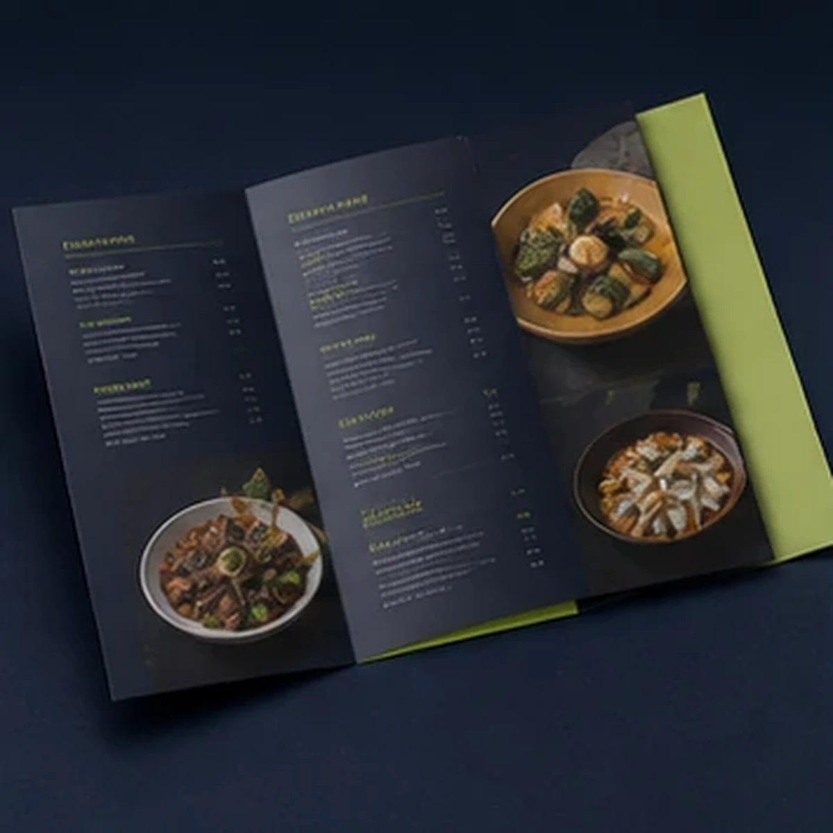 Menus application example 2