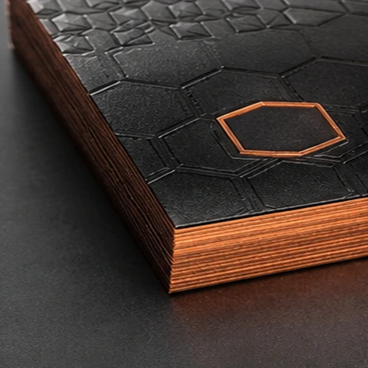 Premium Business Cards finishing detail