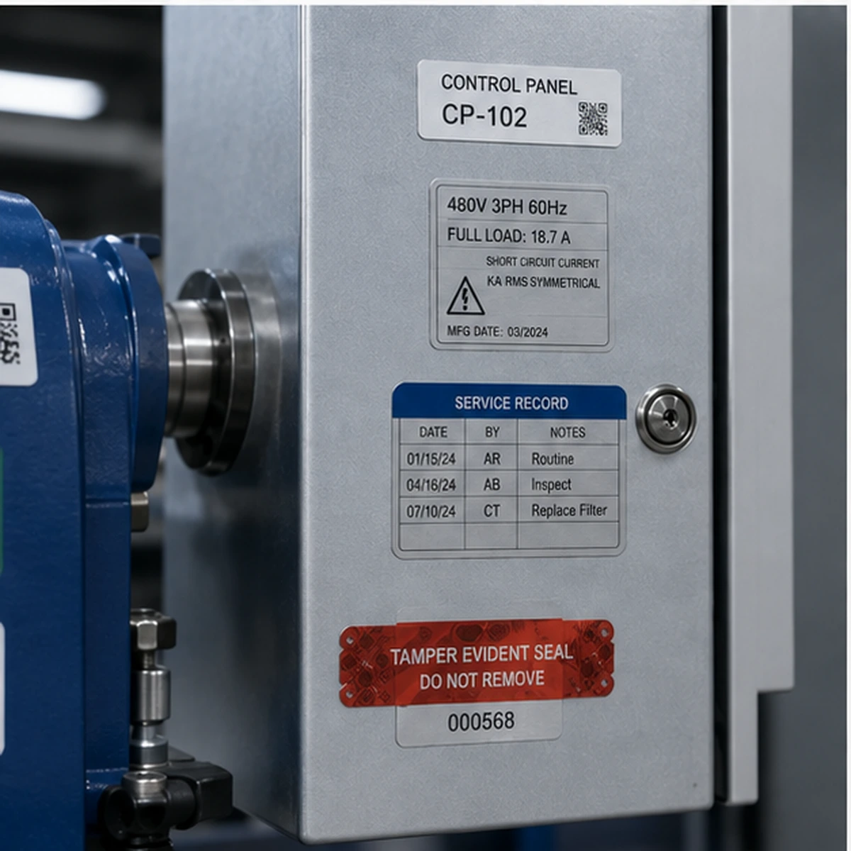 Asset Labels variable data option