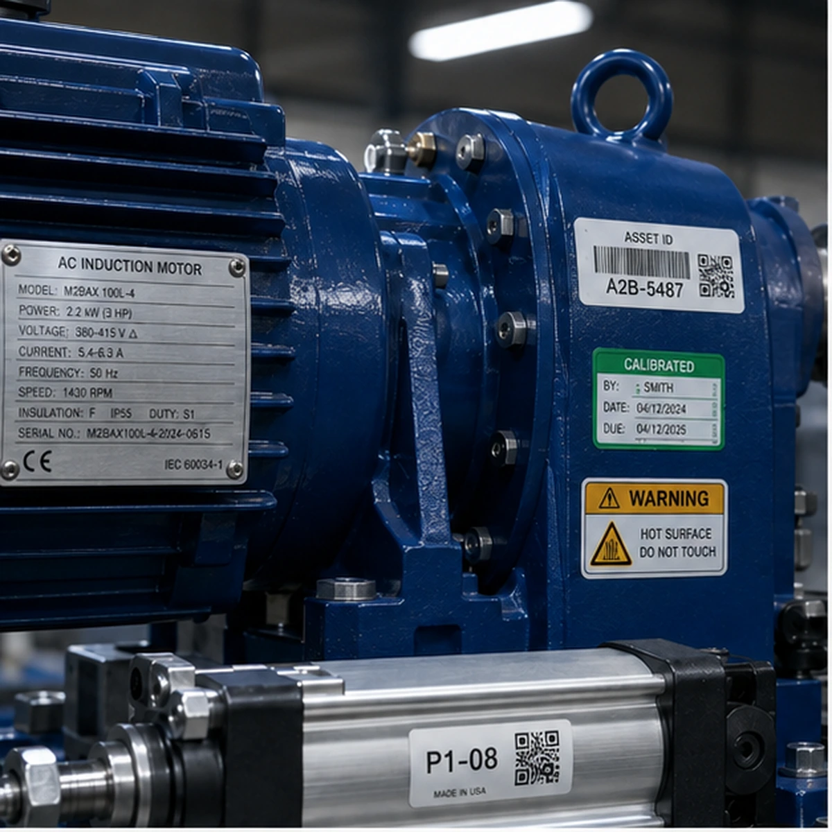 Equipment Labels representative product example