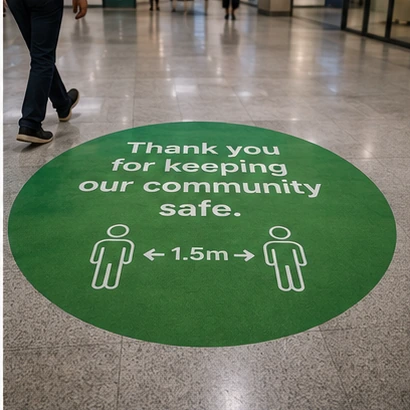 Floor Graphics representative product example