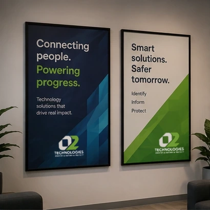 Indoor Posters variable data option