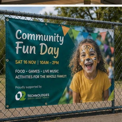 PVC Flex Banners layout option
