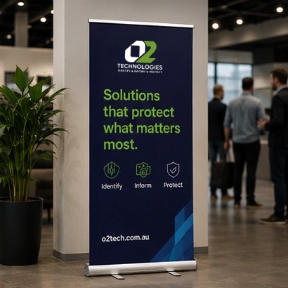 Roll-Up Banners custom finish option