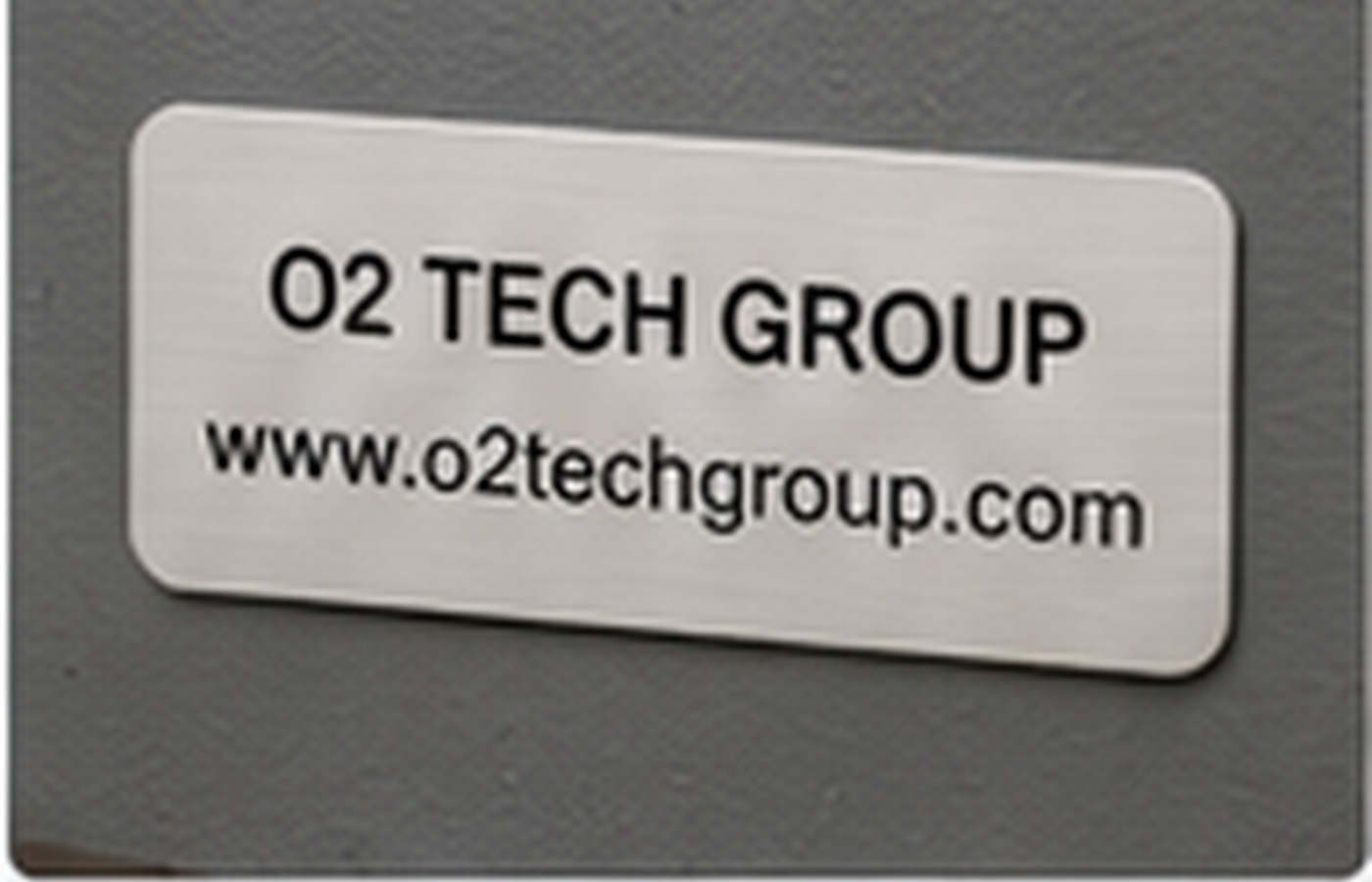 Custom adhesive Metalphoto asset label