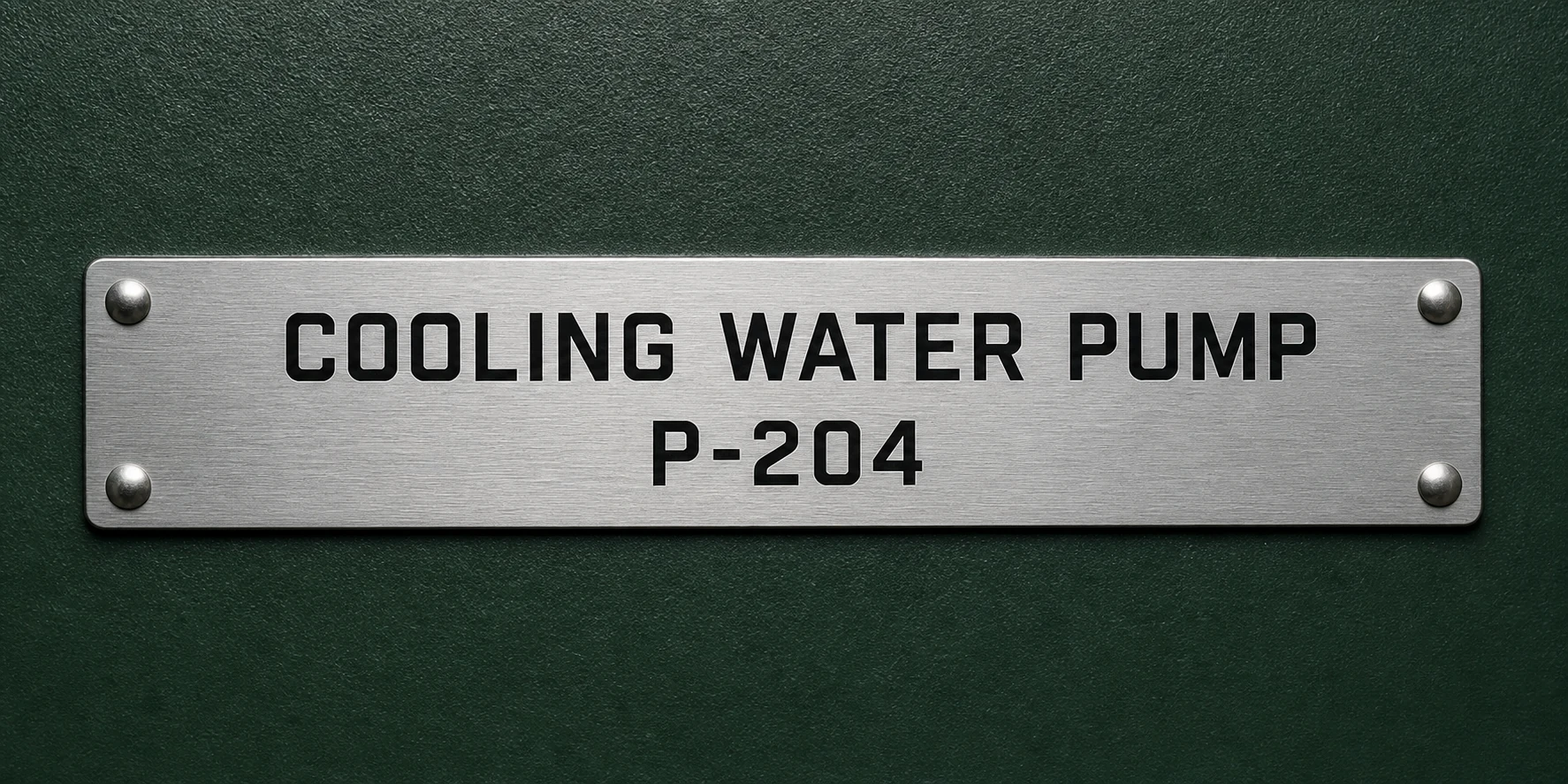 Functional Machine Nameplates
