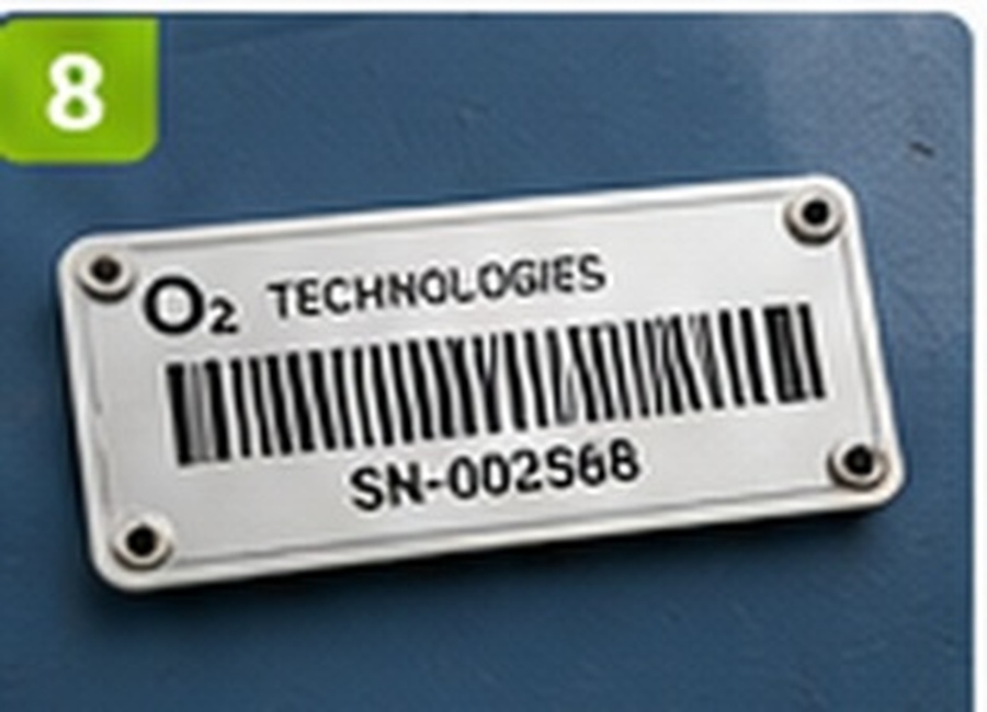 Metalphoto Serial Number Plates / Tags