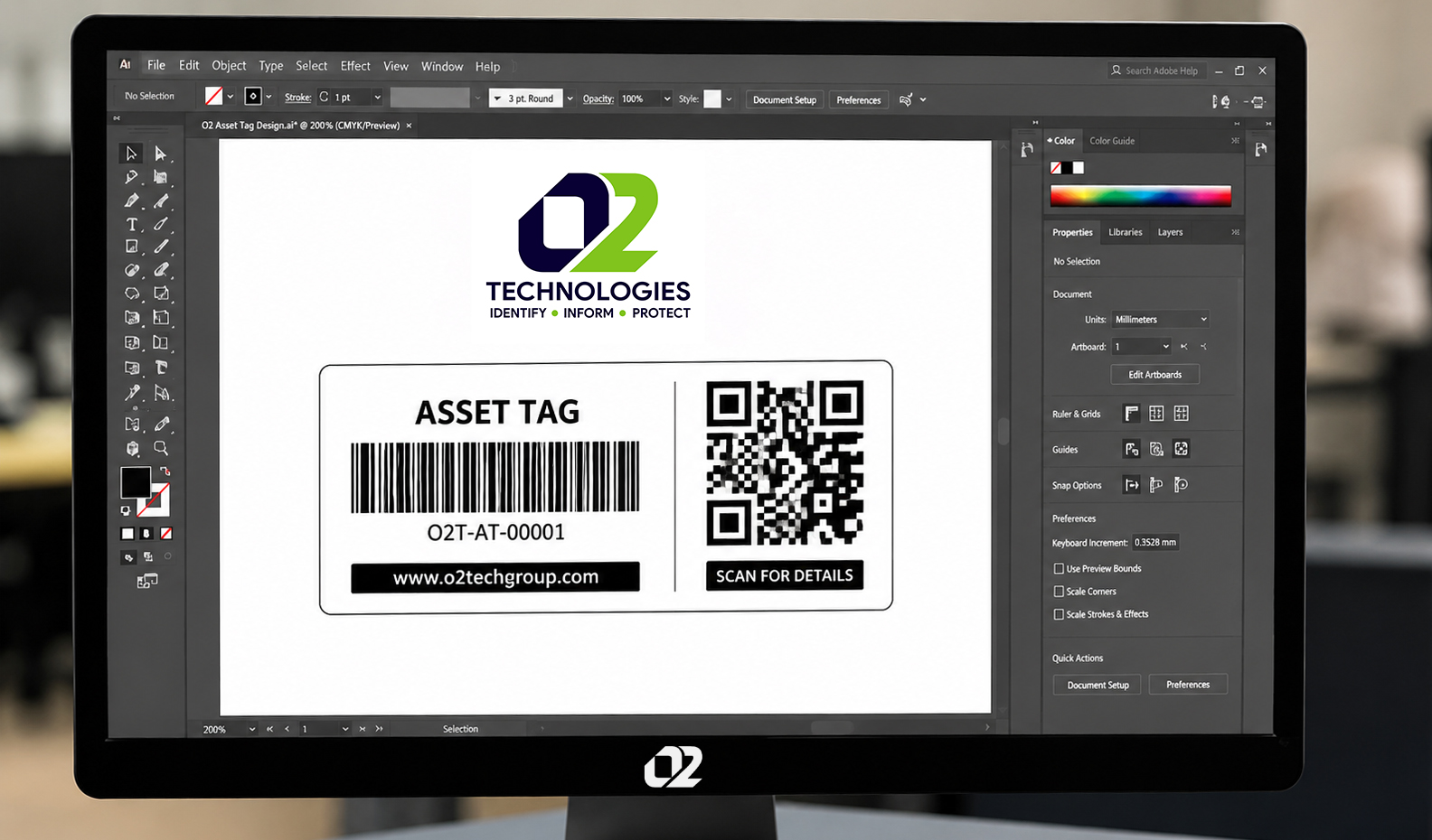 Artwork and digital file preparation