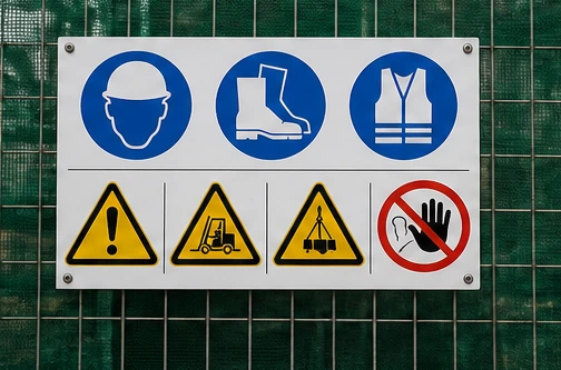 Construction Safety Signs representative product example