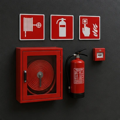 Fire Safety Signs custom finish option