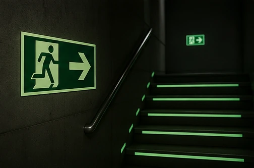 Photoluminescent Signs layout option