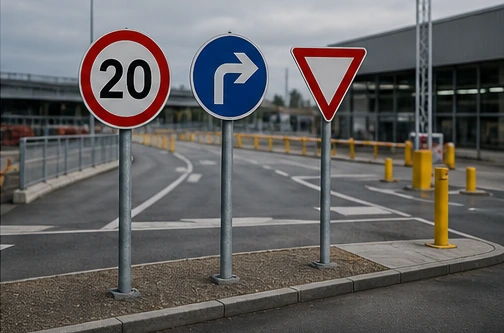 Traffic & Road Signs layout option
