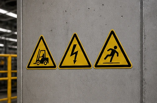 Warning Safety Signs layout option