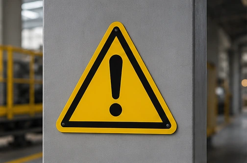 Warning Safety Signs representative product example
