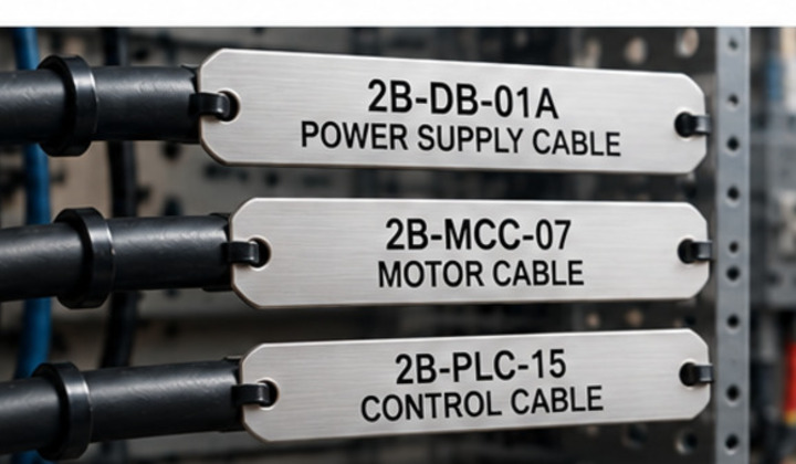 Industrial cable identification