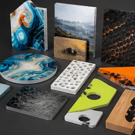 Custom Rigid Media Printing custom finish option