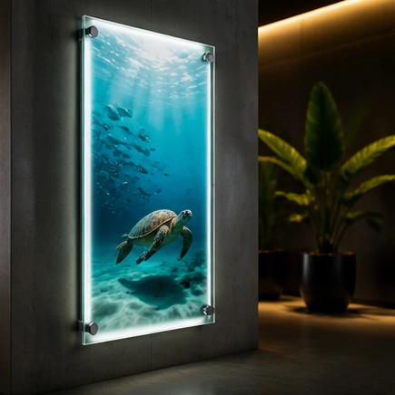 Glass Printing custom finish option