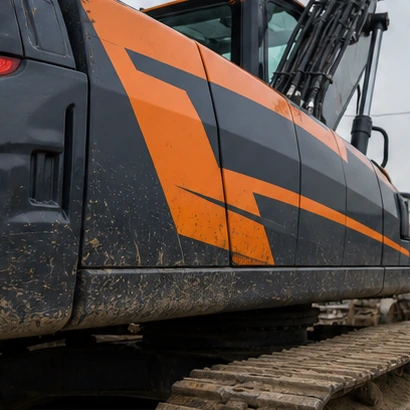 Construction Vehicle Graphics variable data option