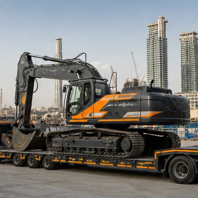 Construction Vehicle Graphics custom finish option