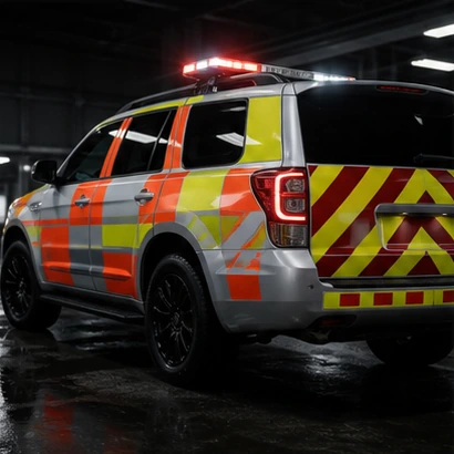 Emergency Vehicle Graphics variable data option
