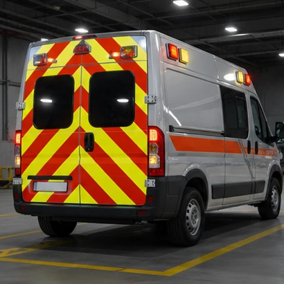 Emergency Vehicle Graphics custom finish option