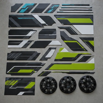 Fleet Decals & Lettering custom finish option