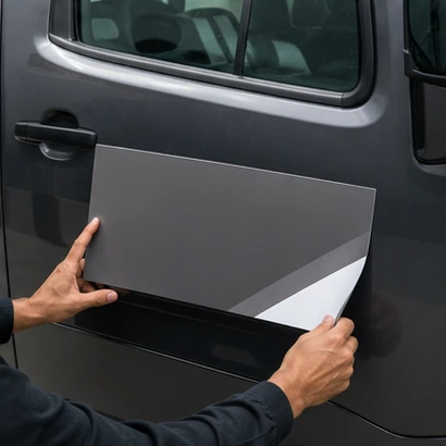 Magnetic Vehicle Signs variable data option