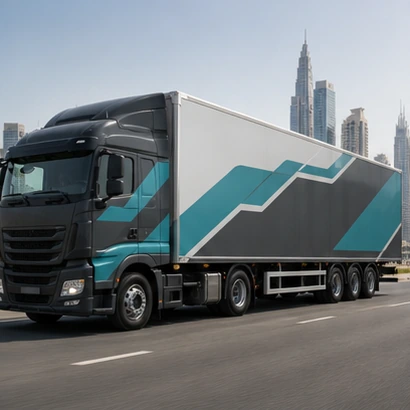 Truck & Trailer Graphics custom finish option