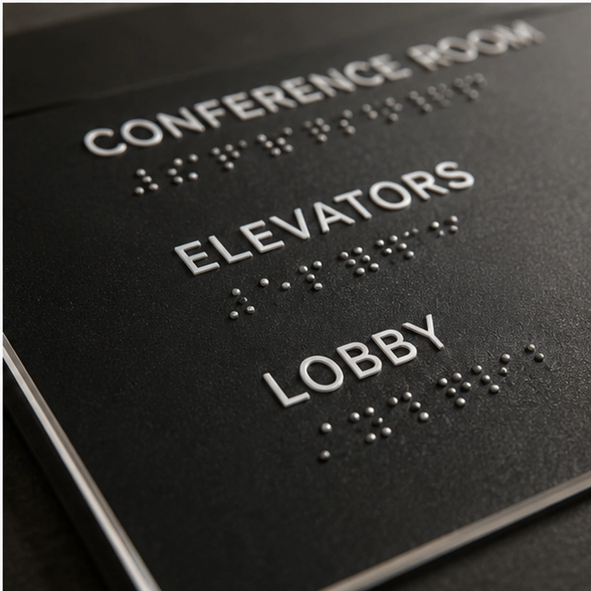 Braille & Tactile Signs application example 3