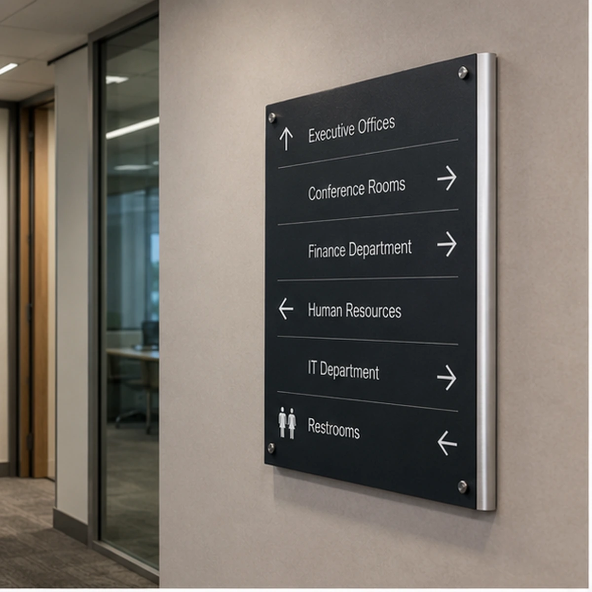 Indoor Directional Signs representative product example