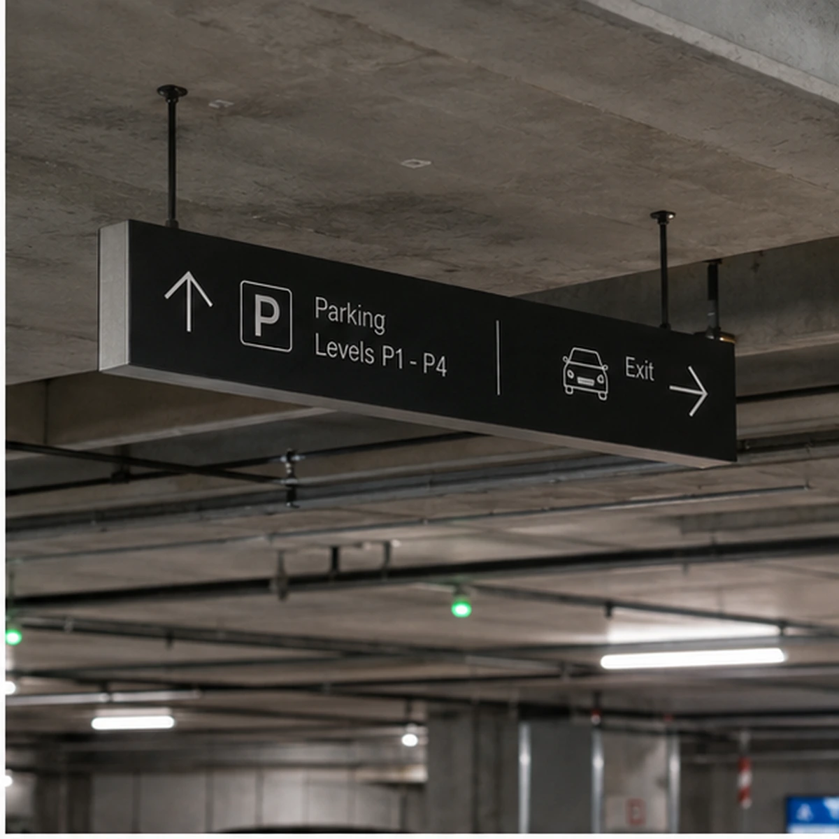 Parking & Car Park Signs application example 1