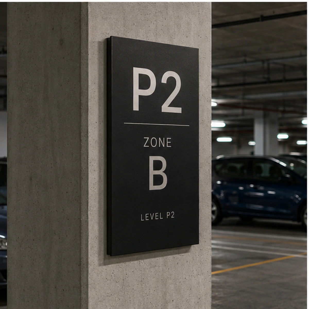 Parking & Car Park Signs application example 2