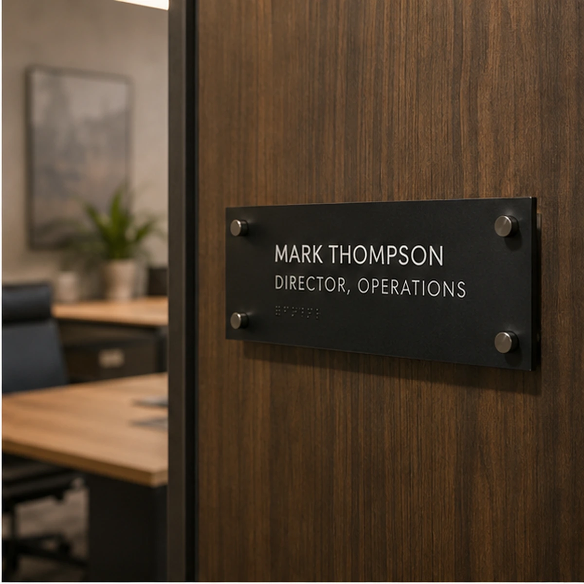 Room & Door Signs application example 1